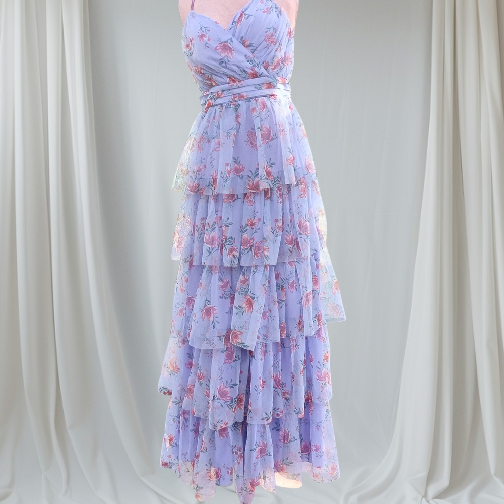 City Studios Lavendar Full Length Gown